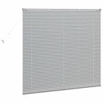 Casa si Gradina - Textile si covoare - Rulouri si jaluzele - Jaluzea pentru Fereastra Argintiu 80 x 130 cm Aluminiu - Infinity.ro