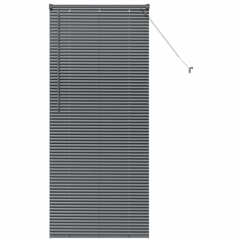Casa si Gradina - Textile si covoare - Rulouri si jaluzele - Jaluzea pentru Fereastra Gri inchis 80 x 175 cm Aluminiu - Infinity.ro