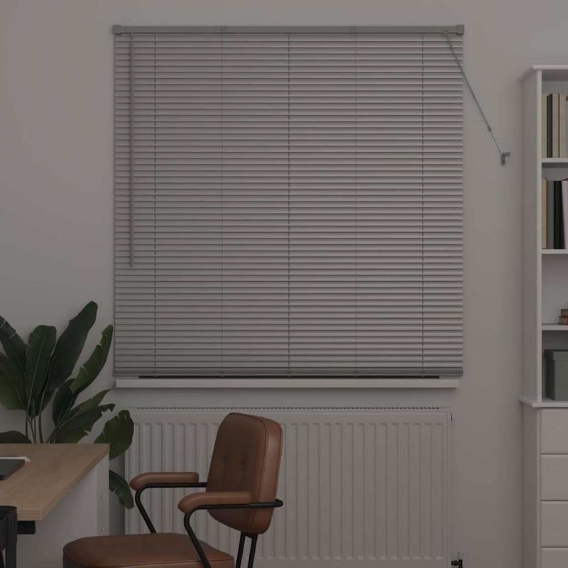Casa si Gradina - Textile si covoare - Rulouri si jaluzele - Jaluzea pentru Fereastra Argintiu 135 x 175 cm Aluminiu - Infinity.ro