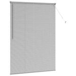 Casa si Gradina - Textile si covoare - Rulouri si jaluzele - Jaluzea pentru Fereastra Argintiu 135 x 175 cm Aluminiu - Infinity.ro