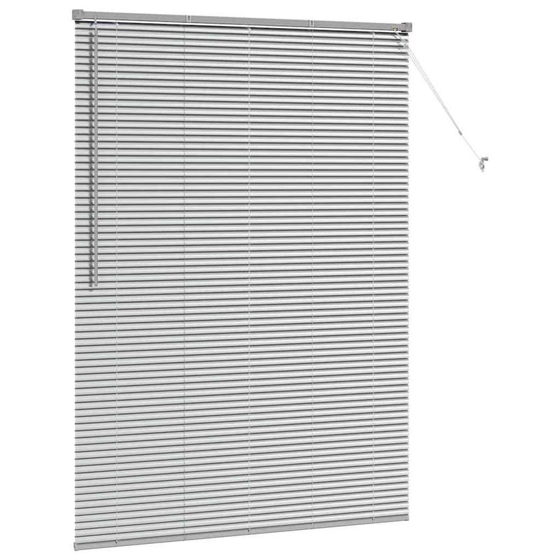 Casa si Gradina - Textile si covoare - Rulouri si jaluzele - Jaluzea pentru Fereastra Argintiu 135 x 175 cm Aluminiu - Infinity.ro