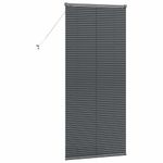 Casa si Gradina - Textile si covoare - Rulouri si jaluzele - Jaluzea pentru Fereastra Gri inchis 80 x 175 cm Aluminiu - Infinity.ro
