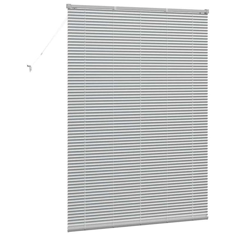 Casa si Gradina - Textile si covoare - Rulouri si jaluzele - Jaluzea pentru Fereastra Argintiu 135 x 175 cm Aluminiu - Infinity.ro