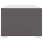 Casa si Gradina - Mobilier - Paturi si accesorii - Paturi - Cadru de pat Altele Gri 90 x 190 cm Piele artificiala - Infinity.ro