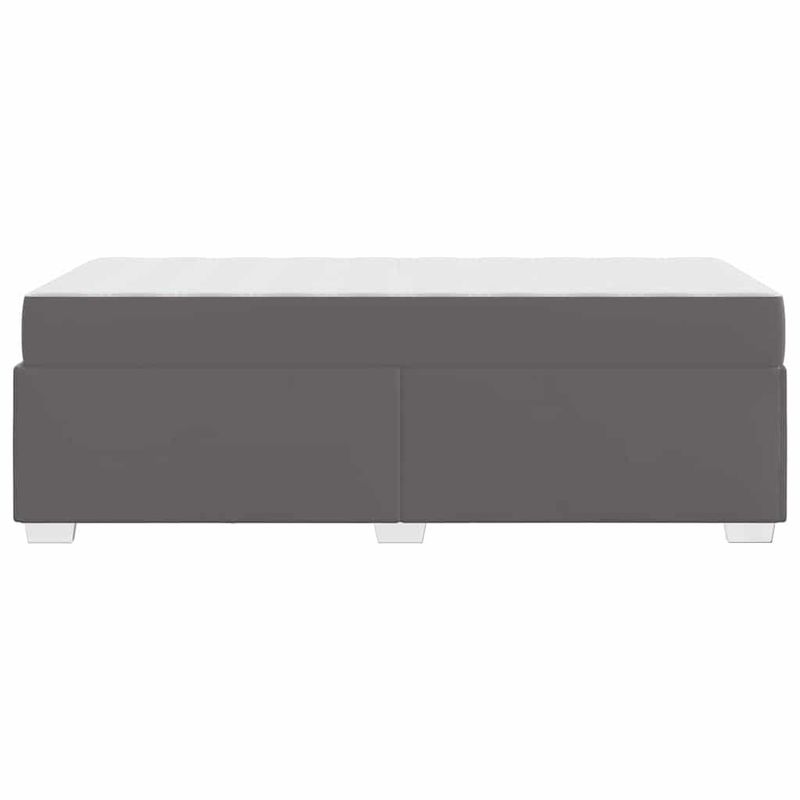 Casa si Gradina - Mobilier - Paturi si accesorii - Paturi - Cadru de pat Altele Gri 90 x 190 cm Piele artificiala - Infinity.ro