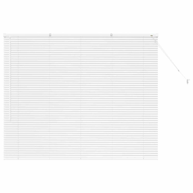 Casa si Gradina - Textile si covoare - Rulouri si jaluzele - Jaluzea pentru Fereastra cu perdele Altele Manual Alb 80 x 130 cm Aluminiu - Infinity.ro