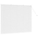 Casa si Gradina - Textile si covoare - Rulouri si jaluzele - Jaluzea pentru Fereastra cu perdele Altele Manual Alb 80 x 130 cm Aluminiu - Infinity.ro