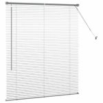 Casa si Gradina - Textile si covoare - Rulouri si jaluzele - Jaluzea pentru Fereastra Gri inchis 80 x 130 cm Aluminiu - Infinity.ro