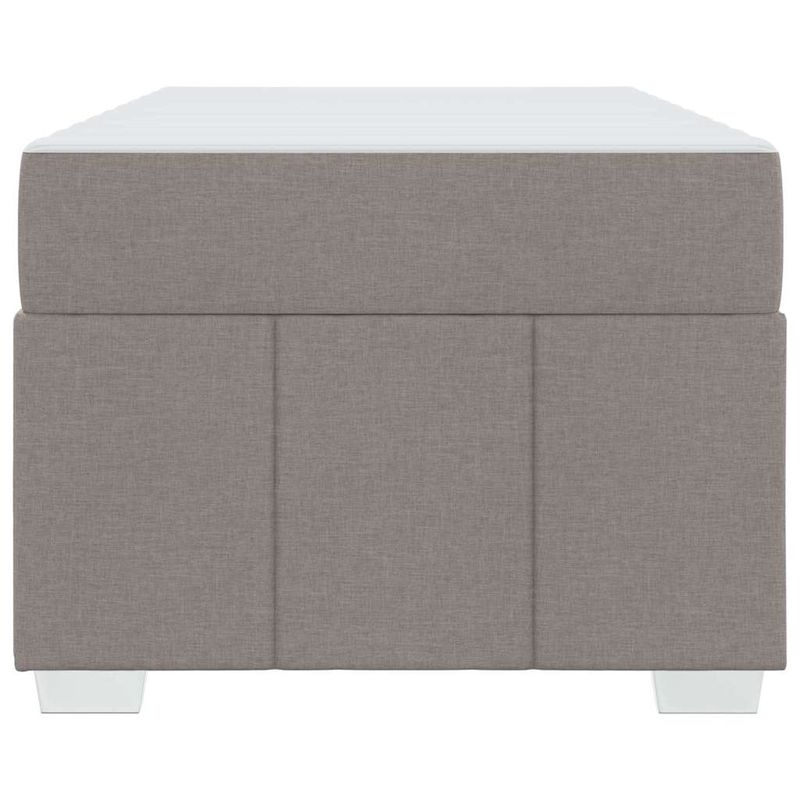 Casa si Gradina - Mobilier - Paturi si accesorii - Paturi - Cadru de pat Gri taupe 100 x 200 cm tesatura - Infinity.ro