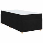 Casa si Gradina - Mobilier - Paturi si accesorii - Paturi - Cadru de pat cu saltea Altele Negru 80 x 200 cm tesatura - Infinity.ro
