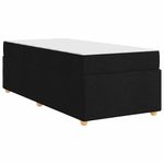 Casa si Gradina - Mobilier - Paturi si accesorii - Paturi - Cadru de pat cu saltea Altele Negru 80 x 200 cm tesatura - Infinity.ro