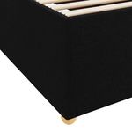 Casa si Gradina - Mobilier - Paturi si accesorii - Paturi - Cadru de pat cu saltea Altele Negru 80 x 200 cm tesatura - Infinity.ro