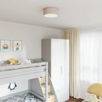 Casa si Gradina - Corpuri si surse de iluminat - Veioze si lampi - Lampi de veghe - Lustra cu abajur model stea, taupe, Ø 30 cm, tesatura, E27 - Infinity.ro