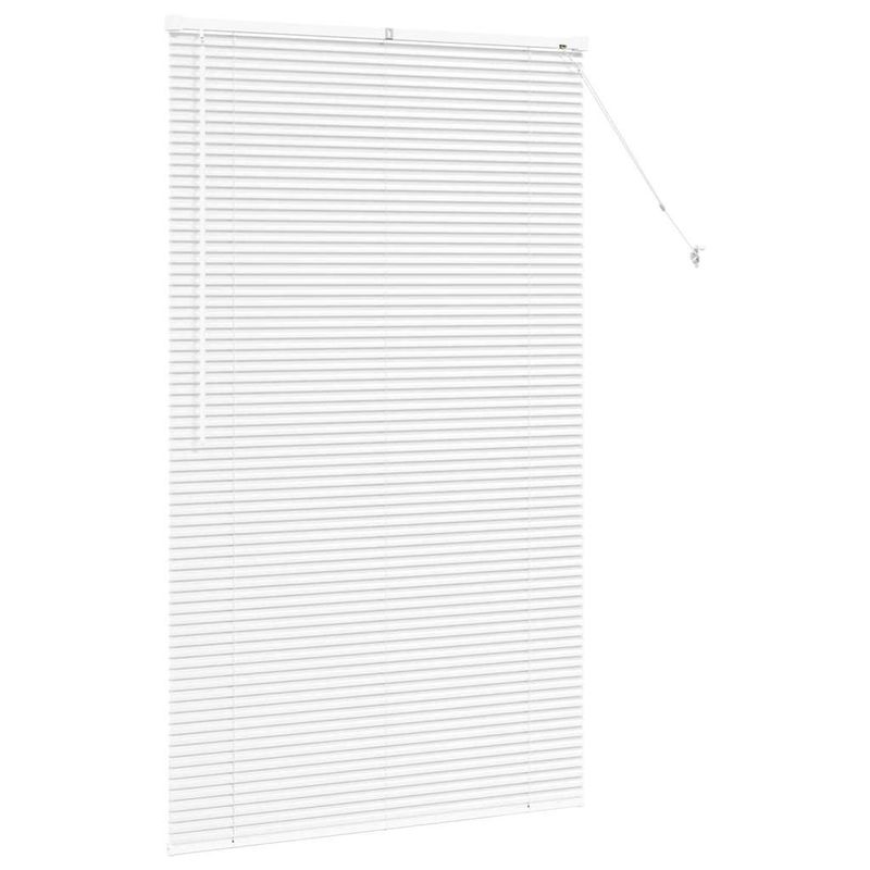Casa si Gradina - Textile si covoare - Rulouri si jaluzele - Jaluzea pentru Fereastra cu perdele Altele Manual Alb 105 x 175 cm Aluminiu - Infinity.ro
