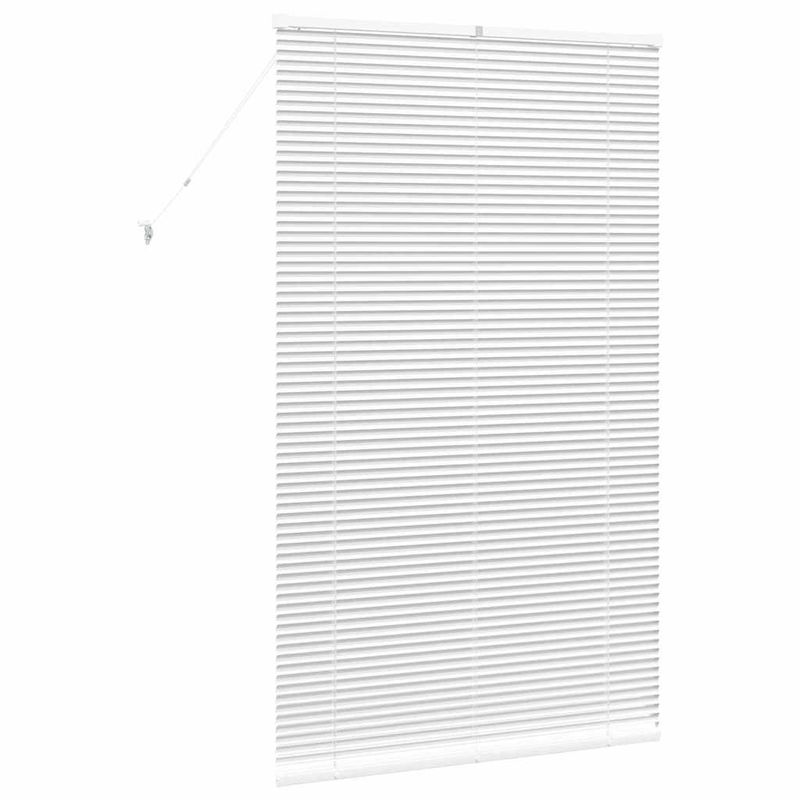 Casa si Gradina - Textile si covoare - Rulouri si jaluzele - Jaluzea pentru Fereastra cu perdele Altele Manual Alb 105 x 175 cm Aluminiu - Infinity.ro