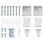 Casa si Gradina - Textile si covoare - Rulouri si jaluzele - Jaluzea pentru Fereastra cu perdele Altele Manual Alb 105 x 175 cm Aluminiu - Infinity.ro