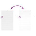 Casa si Gradina - Textile si covoare - Rulouri si jaluzele - Jaluzea pentru Fereastra cu perdele Altele Manual Alb 105 x 175 cm Aluminiu - Infinity.ro