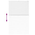 Casa si Gradina - Textile si covoare - Rulouri si jaluzele - Jaluzea pentru Fereastra cu perdele Altele Manual Alb 105 x 175 cm Aluminiu - Infinity.ro