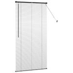 Casa si Gradina - Textile si covoare - Rulouri si jaluzele - Jaluzea pentru Fereastra cu perdele Altele Manual Negru 80 x 130 cm Aluminiu - Infinity.ro