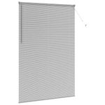 Casa si Gradina - Textile si covoare - Rulouri si jaluzele - Jaluzea pentru Fereastra Argintiu 80 x 130 cm Aluminiu - Infinity.ro