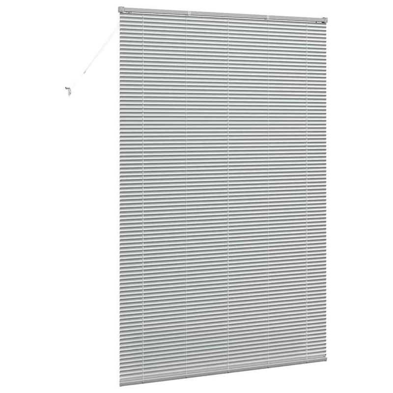 Casa si Gradina - Textile si covoare - Rulouri si jaluzele - Jaluzea pentru Fereastra Argintiu 80 x 130 cm Aluminiu - Infinity.ro