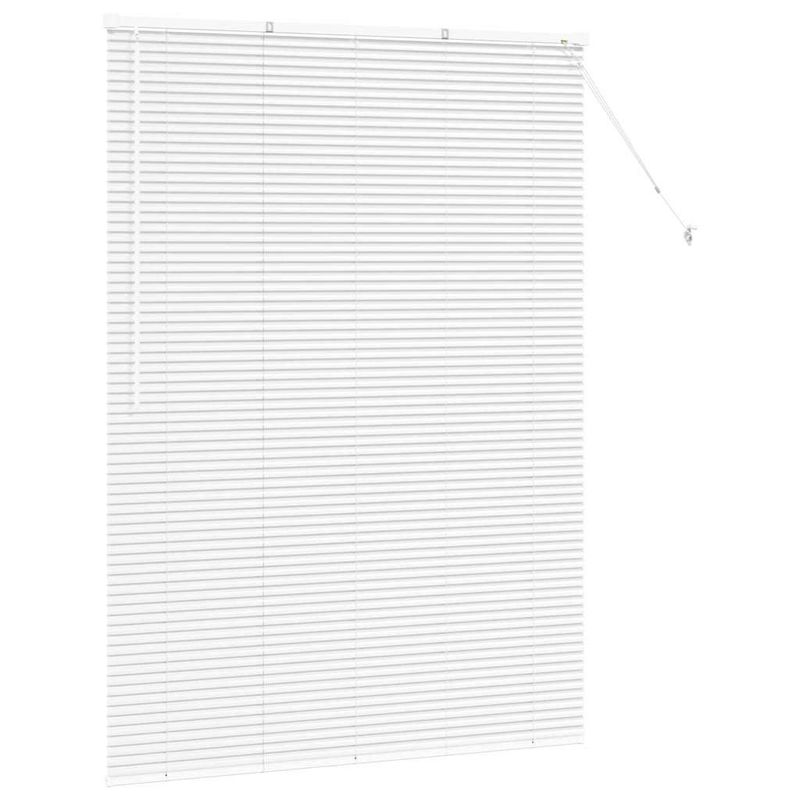 Casa si Gradina - Textile si covoare - Rulouri si jaluzele - Jaluzea pentru Fereastra cu perdele Altele Manual Alb 135 x 175 cm Aluminiu - Infinity.ro