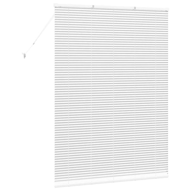Casa si Gradina - Textile si covoare - Rulouri si jaluzele - Jaluzea pentru Fereastra cu perdele Altele Manual Alb 135 x 175 cm Aluminiu - Infinity.ro