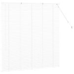 Casa si Gradina - Textile si covoare - Rulouri si jaluzele - Jaluzea pentru Fereastra cu perdele Altele Manual Alb 130 x 130 cm Aluminiu - Infinity.ro