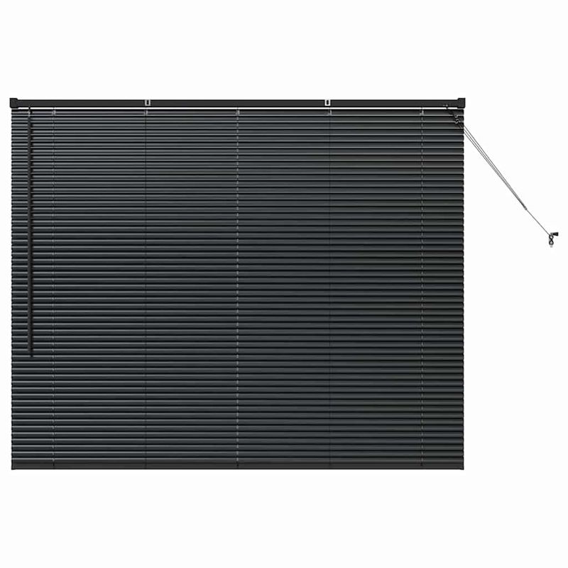 Casa si Gradina - Textile si covoare - Rulouri si jaluzele - Jaluzea pentru Fereastra cu perdele Altele Manual Negru 80 x 130 cm Aluminiu - Infinity.ro