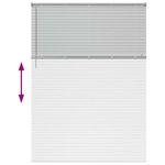 Casa si Gradina - Textile si covoare - Rulouri si jaluzele - Jaluzea pentru Fereastra Argintiu 160 x 220 cm Aluminiu - Infinity.ro