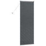 Casa si Gradina - Textile si covoare - Rulouri si jaluzele - Jaluzea pentru Fereastra Gri inchis 80 x 130 cm Aluminiu - Infinity.ro