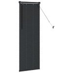 Casa si Gradina - Textile si covoare - Rulouri si jaluzele - Jaluzea pentru Fereastra cu perdele Altele Manual Negru 80 x 130 cm Aluminiu - Infinity.ro