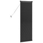 Casa si Gradina - Textile si covoare - Rulouri si jaluzele - Jaluzea pentru Fereastra cu perdele Altele Manual Negru 80 x 130 cm Aluminiu - Infinity.ro