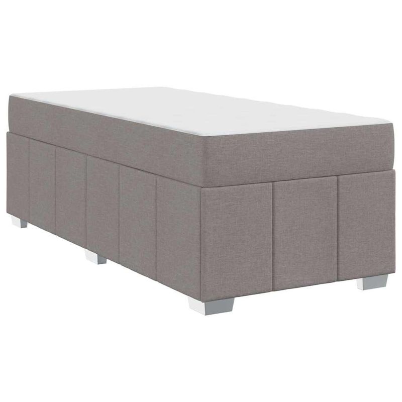 Casa si Gradina - Mobilier - Paturi si accesorii - Paturi - Cadru de pat Gri taupe 120 x 190 cm tesatura - Infinity.ro