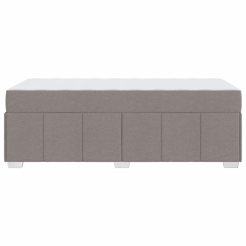 Casa si Gradina - Mobilier - Paturi si accesorii - Paturi - Cadru de pat Gri taupe 120 x 190 cm tesatura - Infinity.ro