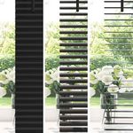 Casa si Gradina - Textile si covoare - Rulouri si jaluzele - Jaluzea pentru Fereastra cu perdele Altele Manual Negru 80 x 130 cm Aluminiu - Infinity.ro