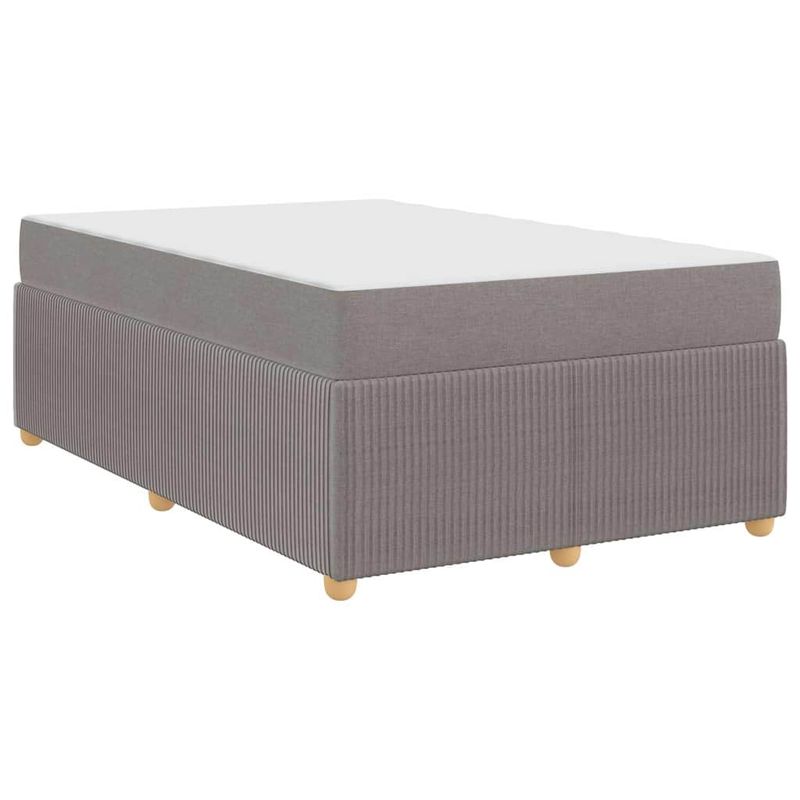 Casa si Gradina - Mobilier - Paturi si accesorii - Paturi - Cadru de pat Altele Gri taupe 120 x 190 cm tesatura - Infinity.ro