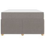 Casa si Gradina - Mobilier - Paturi si accesorii - Paturi - Cadru de pat Altele Gri taupe 120 x 190 cm tesatura - Infinity.ro