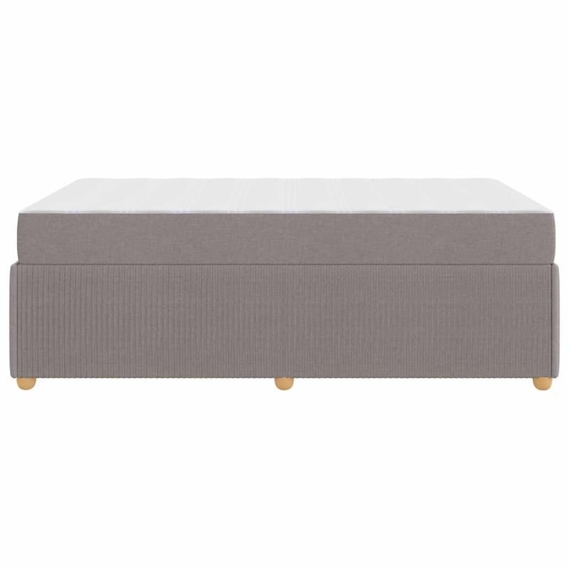 Casa si Gradina - Mobilier - Paturi si accesorii - Paturi - Cadru de pat Altele Gri taupe 120 x 190 cm tesatura - Infinity.ro