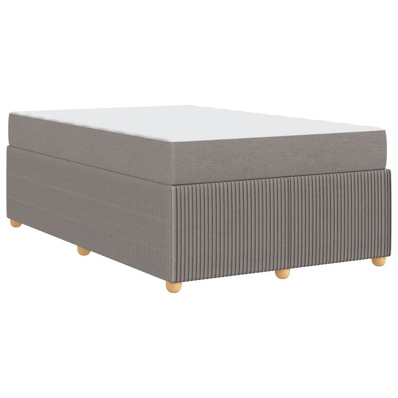 Casa si Gradina - Mobilier - Paturi si accesorii - Paturi - Cadru de pat Altele Gri taupe 120 x 190 cm tesatura - Infinity.ro