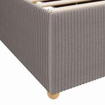 Casa si Gradina - Mobilier - Paturi si accesorii - Paturi - Cadru de pat Altele Gri taupe 120 x 190 cm tesatura - Infinity.ro