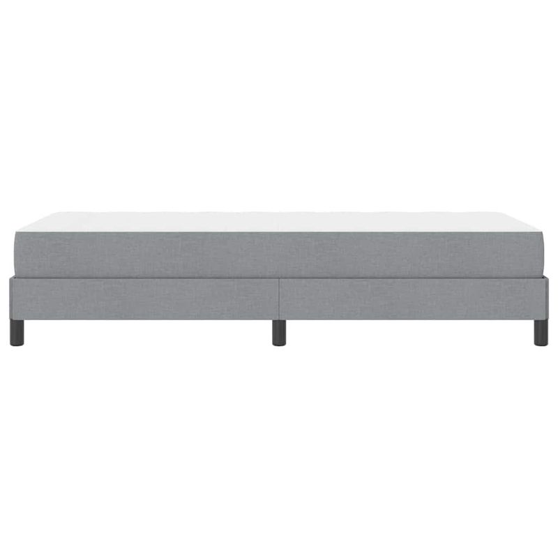 Casa si Gradina - Mobilier - Paturi si accesorii - Paturi - Pat cu arcuri Altele Gri deschis 90 x 190 cm tesatura - Infinity.ro