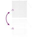 Casa si Gradina - Textile si covoare - Rulouri si jaluzele - Jaluzea pentru Fereastra cu perdele Altele Manual Alb 80 x 130 cm Aluminiu - Infinity.ro