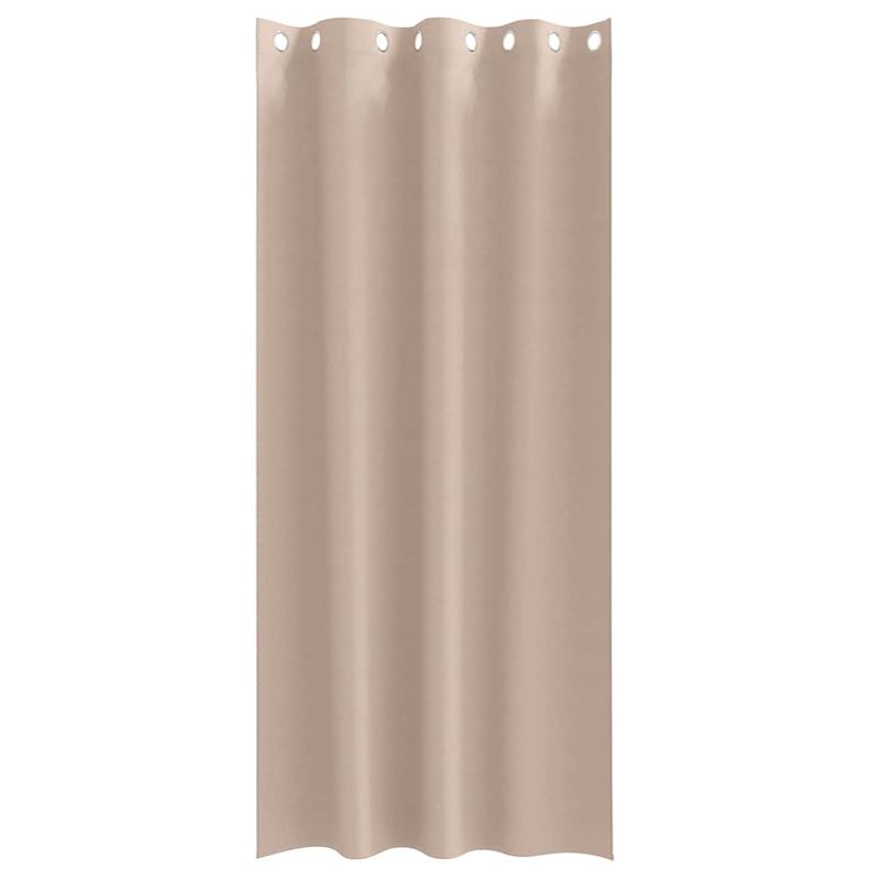 Casa si Gradina - Textile si covoare - Perdele si draperii - Perdele - Perdele cu perdele 2 pcs Gri taupe 245 x 140 cm Poliester - Infinity.ro