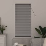 Casa si Gradina - Textile si covoare - Rulouri si jaluzele - Jaluzea pentru Fereastra Argintiu 80 x 130 cm Aluminiu - Infinity.ro