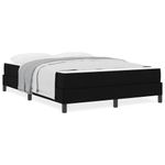 Casa si Gradina - Mobilier - Paturi si accesorii - Paturi - Pat cu arcuri Altele Negru 140 x 200 cm tesatura - Infinity.ro