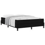 Casa si Gradina - Mobilier - Paturi si accesorii - Paturi - Pat cu arcuri Altele Negru 140 x 200 cm tesatura - Infinity.ro