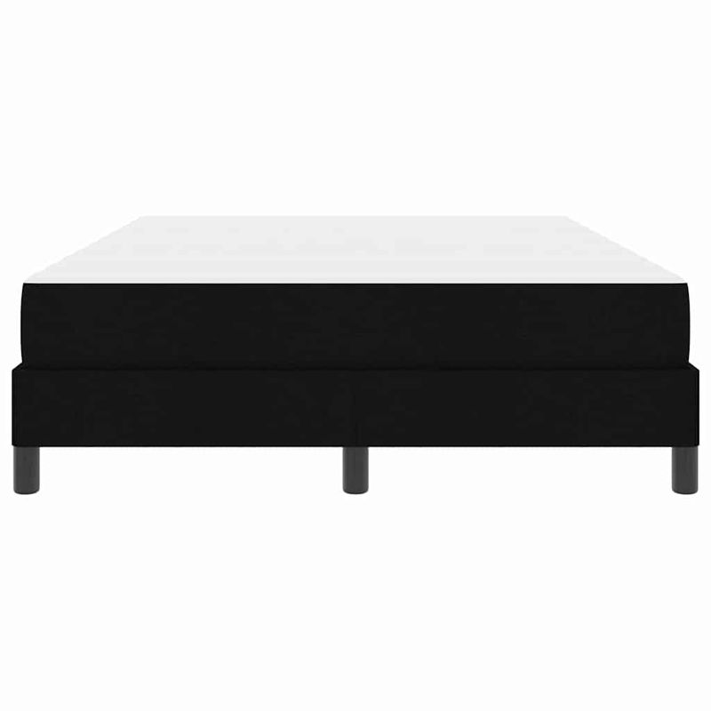 Casa si Gradina - Mobilier - Paturi si accesorii - Paturi - Pat cu arcuri Altele Negru 140 x 200 cm tesatura - Infinity.ro