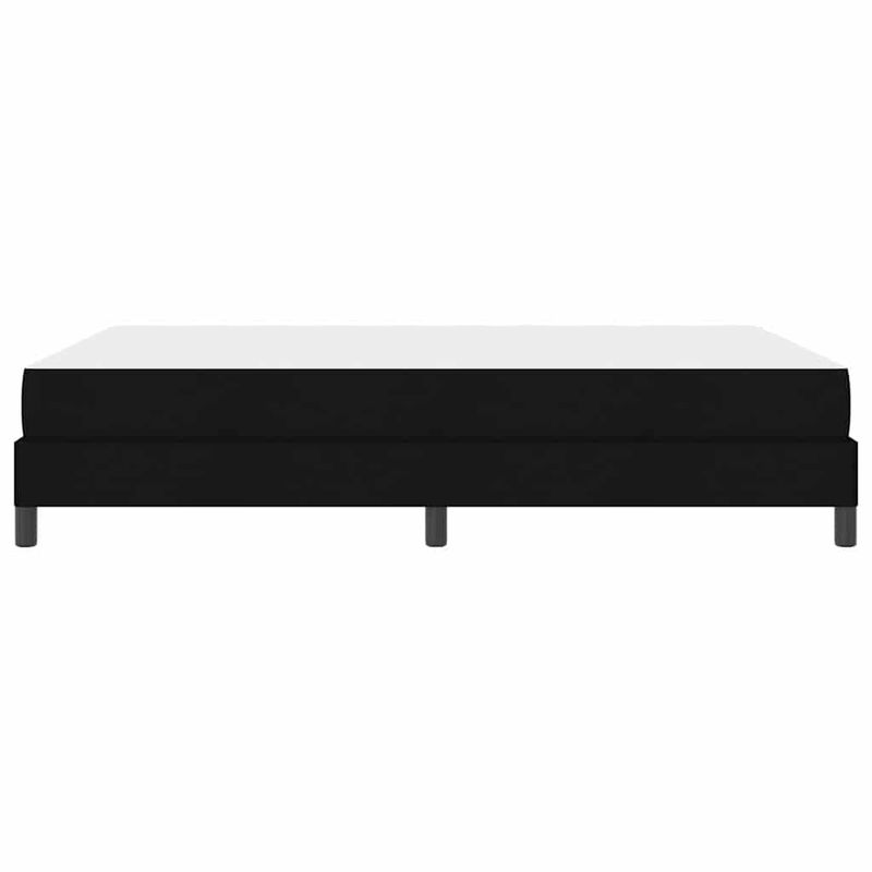 Casa si Gradina - Mobilier - Paturi si accesorii - Paturi - Pat cu arcuri Altele Negru 140 x 200 cm tesatura - Infinity.ro