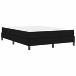 Casa si Gradina - Mobilier - Paturi si accesorii - Paturi - Pat cu arcuri Altele Negru 140 x 200 cm tesatura - Infinity.ro